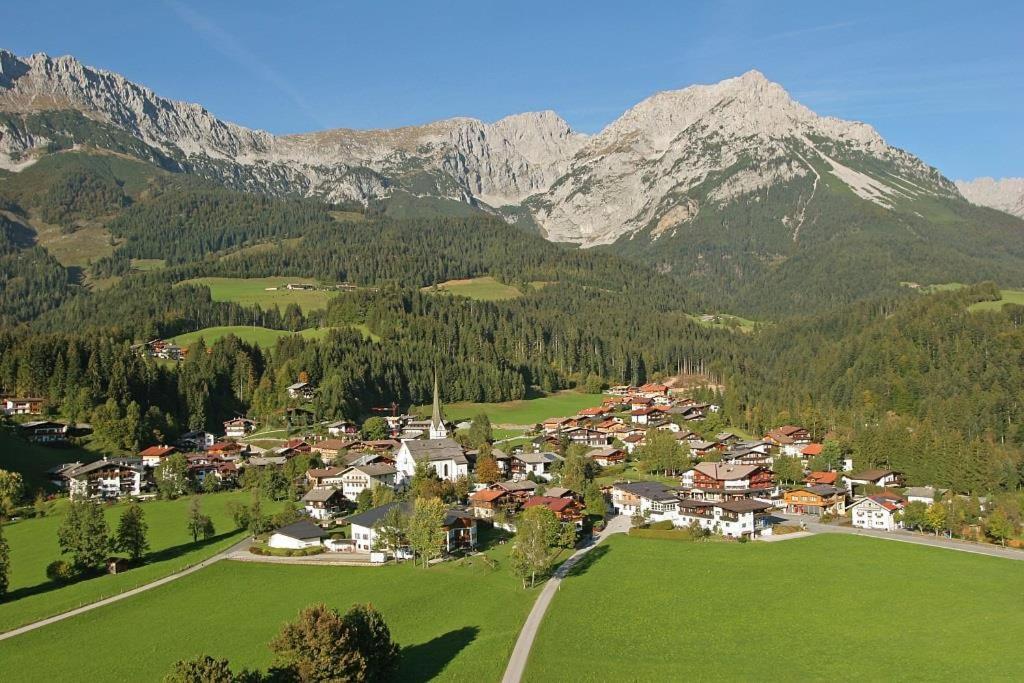 Ferienwohnungen Salvenmoser Johanna Scheffau am Wilden Kaiser Exterior foto